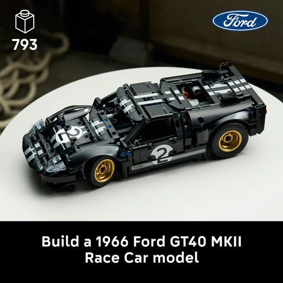 LEGO® Technic 1966 Ford GT40 MKII Race Car - 42223 - 793 Piece Building Set