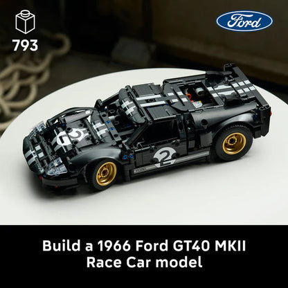 LEGO® Technic 1966 Ford GT40 MKII Race Car - 42223 - 793 Piece Building Set