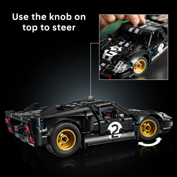 LEGO® Technic 1966 Ford GT40 MKII Race Car - 42223 - 793 Piece Building Set