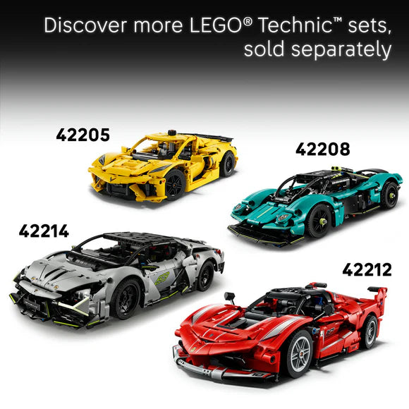 LEGO® Technic Porsche 911 GT3 R REXY AO Racing Car - 42224 - 1313 Piece Building Set