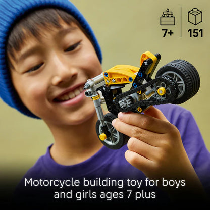 LEGO® Technic Yellow Motorbike - 42225 - 151 Piece Building Set