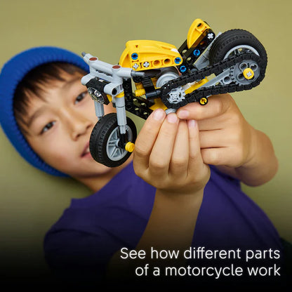 LEGO® Technic Yellow Motorbike - 42225 - 151 Piece Building Set