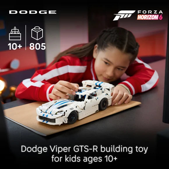 LEGO® Technic™ Dodge Viper GTS-R Sports Car — 42234 — 805 Piece Building Set