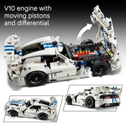 LEGO® Technic™ Dodge Viper GTS-R Sports Car — 42234 — 805 Piece Building Set