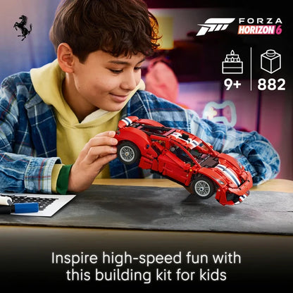 LEGO® Technic™ Ferrari 488 PISTA Car — 42235 — 882 Piece Building Set