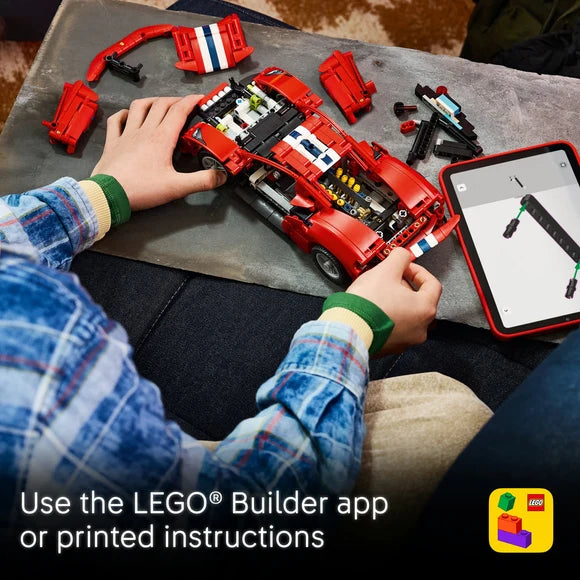 LEGO® Technic™ Ferrari 488 PISTA Car — 42235 — 882 Piece Building Set