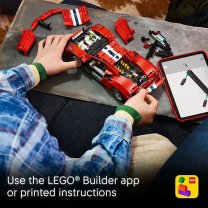 LEGO® Technic™ Ferrari 488 PISTA Car — 42235 — 882 Piece Building Set