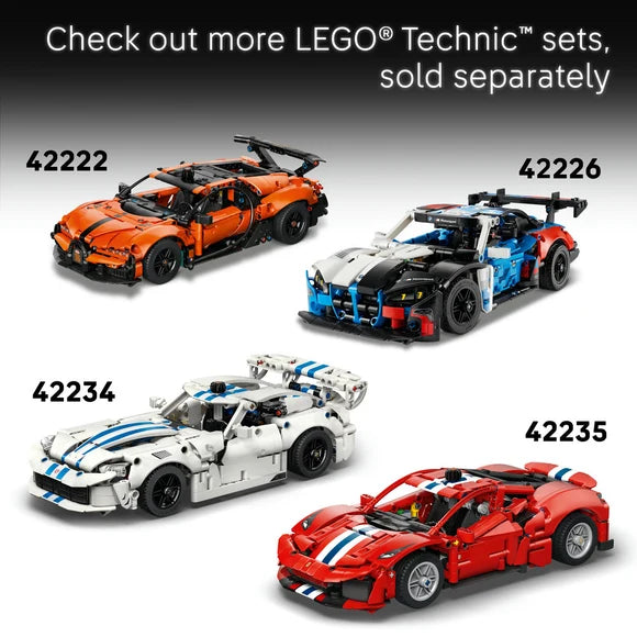 LEGO® Technic™ Custom Garage Ford Mustang GT Car — 42236 — 973 Piece Building Set