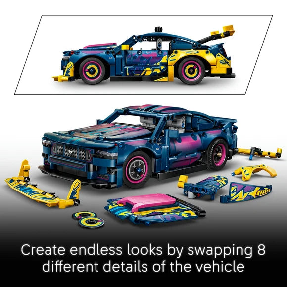 LEGO® Technic™ Custom Garage Ford Mustang GT Car — 42236 — 973 Piece Building Set