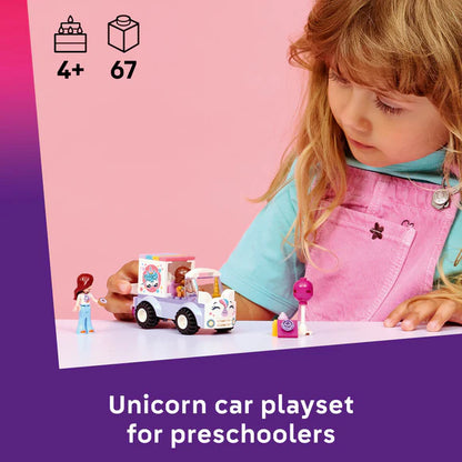LEGO® Friends Unicorn Cake Delivery Car - 42675 - 67 Piece Building Set
