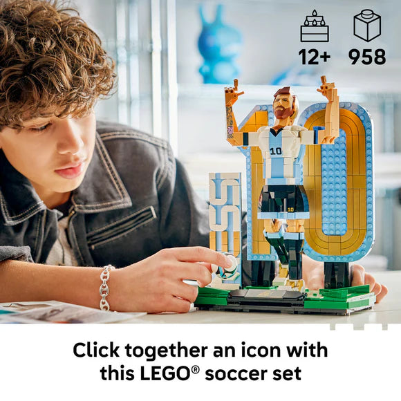 LEGO® EDITIONS™ - Lionel Messi – Football Legend - 43015 - 958 Piece Building Set | Brick N Build