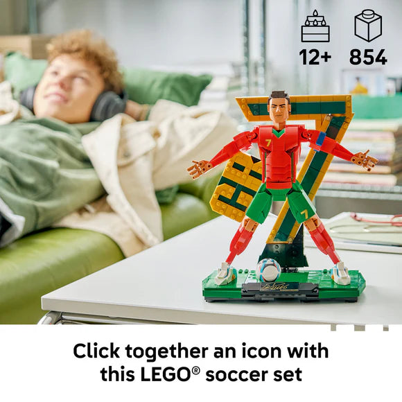 LEGO® EDITIONS™ - Cristiano Ronaldo – Football Legend - 43016 - 854 Piece Building Set | Brick N Build