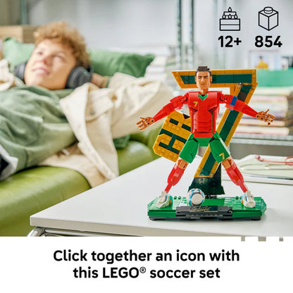 LEGO® EDITIONS™ - Cristiano Ronaldo – Football Legend - 43016 - 854 Piece Building Set | Brick N Build