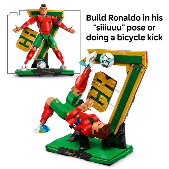 LEGO® EDITIONS™ - Cristiano Ronaldo – Football Legend - 43016 - 854 Piece Building Set | Brick N Build