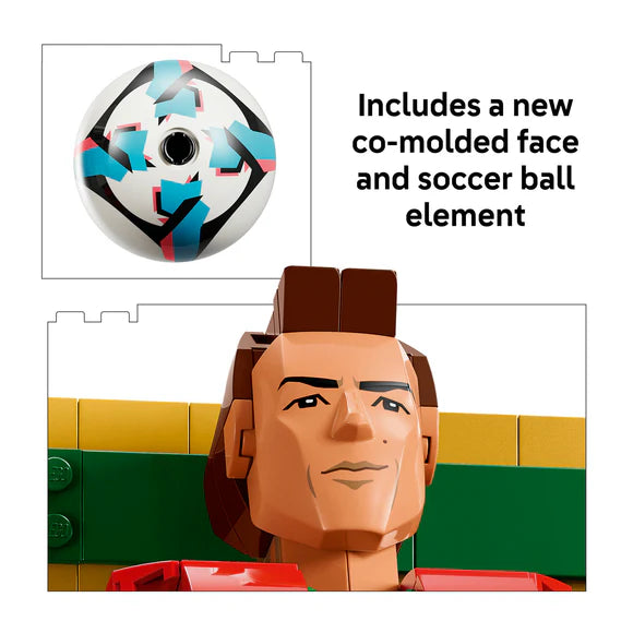 LEGO® EDITIONS™ - Cristiano Ronaldo – Football Legend - 43016 - 854 Piece Building Set | Brick N Build