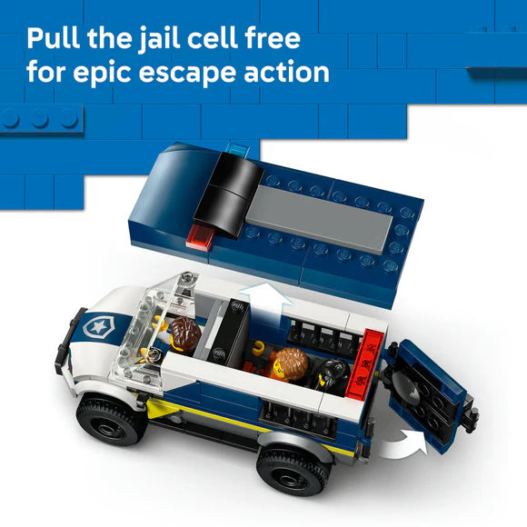 LEGO® City Police Prisoner Transport Van Building - 60479 - 198 Piece Building Set