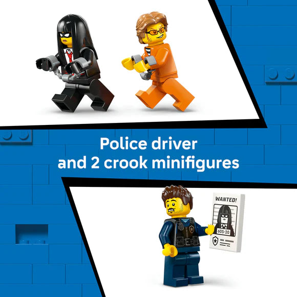 LEGO® City Police Prisoner Transport Van Building - 60479 - 198 Piece Building Set