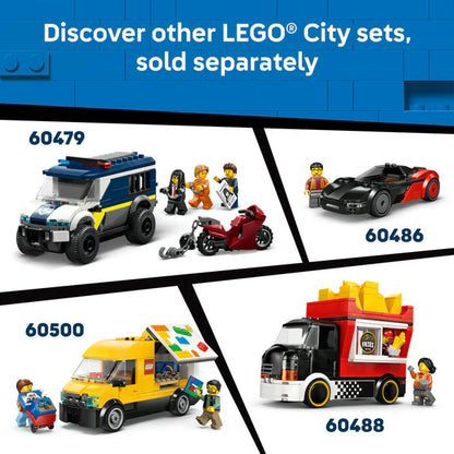 LEGO® City Hot Rod Race Car and Minifigure - 60485 - 81 Piece Building Set