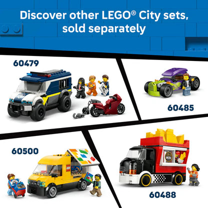 LEGO® City EV Supercar and Minifigure - 60486 - 109 Piece Building Set