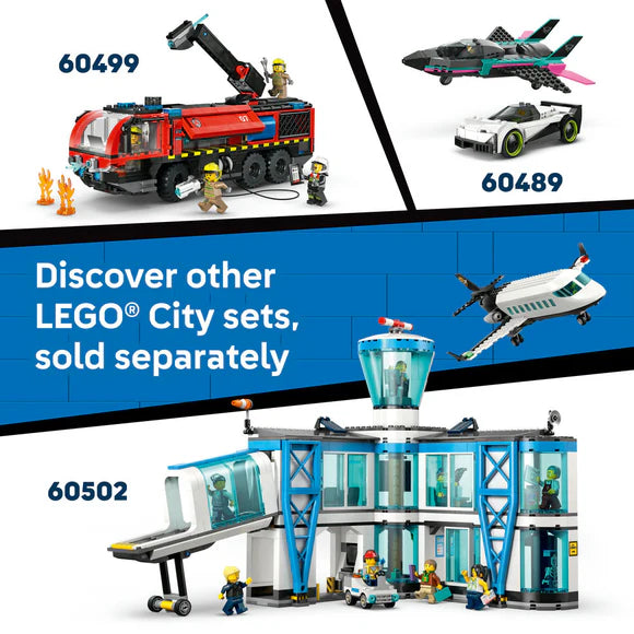 LEGO® City Yellow Taxi - Model Car Kit with 2 Minifigures - 60487 - 122 Piece Building Set