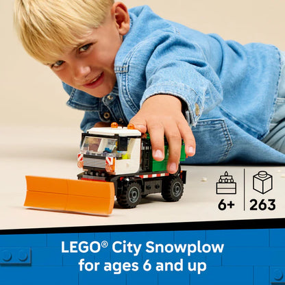 LEGO® City Snowplough Truck with Minifigure - 60490 - 263 Piece Building Set