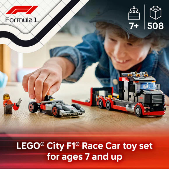 LEGO® City Display Truck with Audi F1® Race Car - 60493 - 508 Piece Building Set