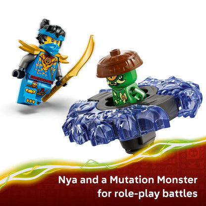 LEGO® NINJAGO® Nya vs. Mutation Monster Spinner - 71849 - 49 Piece Building Set