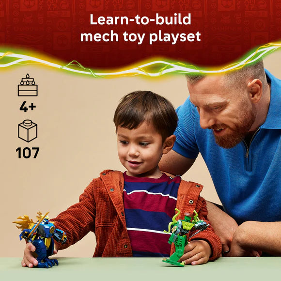 LEGO® NINJAGO® Jay’s Dragon Mech Fight - 71853 - 107 Piece Building Set