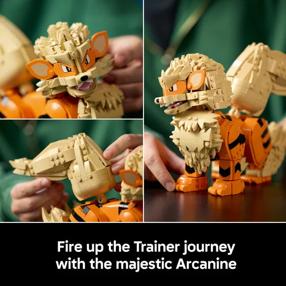 LEGO® Pokémon™ Arcanine Pokémon Figure — 72160 — 1,190 Piece Building Set