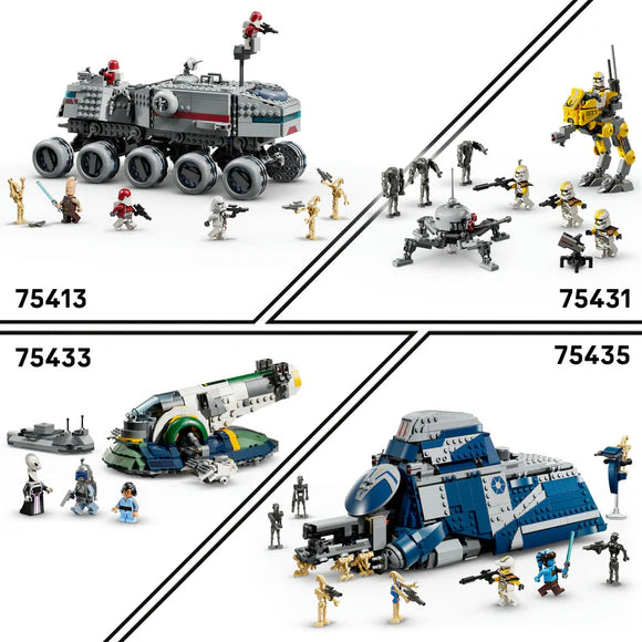 LEGO® Star Wars™ The Clone Wars™ V-19 Torrent Starfighter Set - 75432 - 567 Piece Building Set