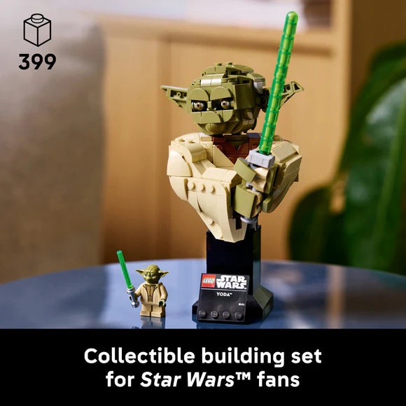 LEGO® Star Wars™ Yoda™ Bust Collectible - 75438 - 399 Piece Building Set
