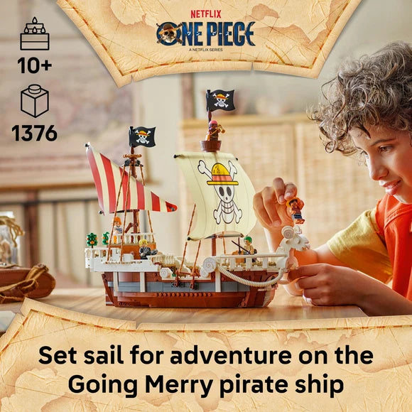 LEGO® ONE PIECE The Going Merry Pirate Ship - 75639 - 1376 Piece Building Set