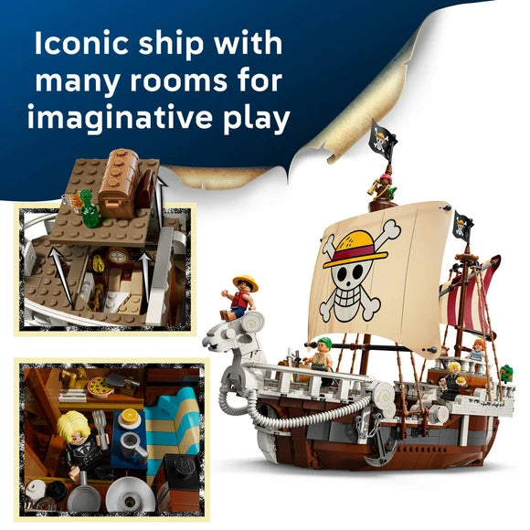LEGO® ONE PIECE The Going Merry Pirate Ship - 75639 - 1376 Piece Building Set