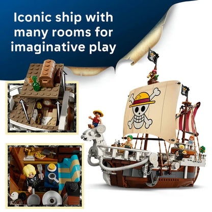 LEGO® ONE PIECE The Going Merry Pirate Ship - 75639 - 1376 Piece Building Set
