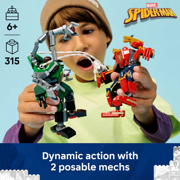LEGO® ǀ Marvel Mech Battle: Spider-Man vs. Doc Ock - 76338 - 315 Piece Building Set