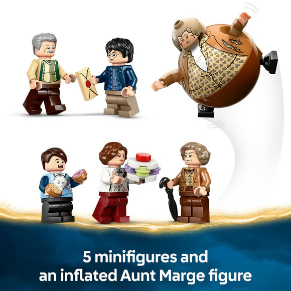 LEGO® Harry Potter™ Privet Drive: Aunt Marge's Visit - 76451 - 639 Piece Building Set
