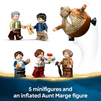 LEGO® Harry Potter™ Privet Drive: Aunt Marge's Visit - 76451 - 639 Piece Building Set