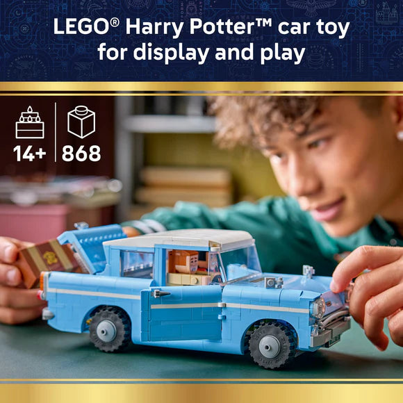 LEGO® Harry Potter™ Enchanted Flying Ford Anglia™ Car Toy Building Set - 76470 - 868 Piece Building Set