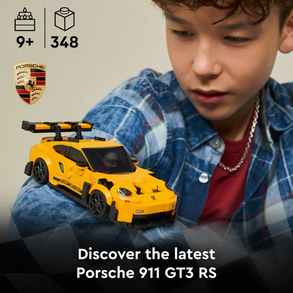 LEGO® Speed Champions Porsche 911 GT3 RS Super Car - 77239 - 348 Piece Building Set