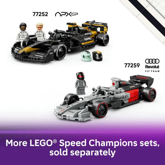 LEGO® Speed Champions F1 ACADEMY™ LEGO® Race Car - 77258 - 201 Piece Building Set