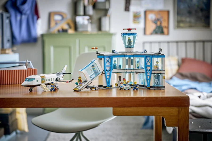 LEGO® City Airport with Airplane — 60502 — 887 Piece Building Set