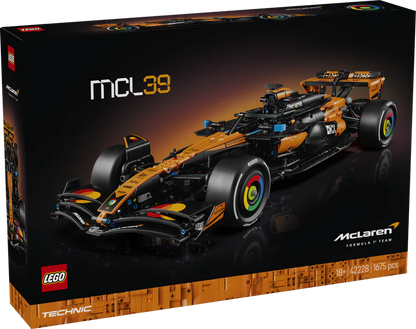 LEGO® Technic McLaren MCL39 F1® Car — 42228 — 1675 Piece Building Set