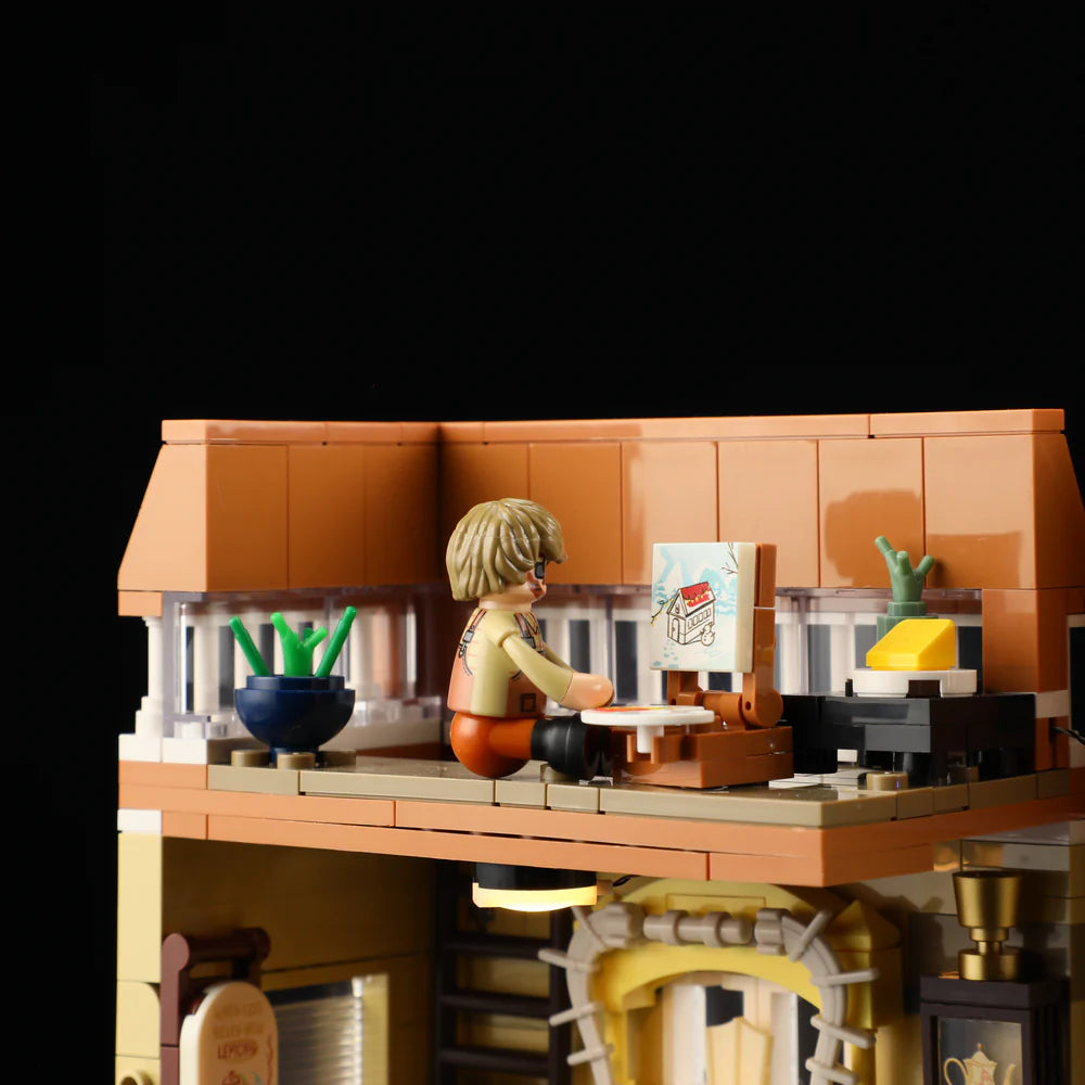 Lumibricks® | Funwhole® Gelato Store — Modular City Ice Cream Shop — F9078 — 1948 Piece Building Set