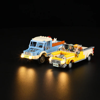 Lumibricks® Night Glow Drive-In Theater — Modular Building with LED Lights — L9081 — 1760 Piece Building Set