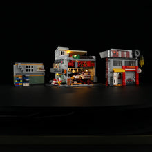 Lumibricks® Street MOD Garage — Street Fusion Modular Car Modification Shop with LED Lights — L9088 — 1935 Piece Building Set