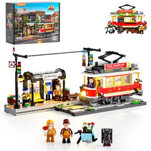 Lumibricks® Heritage Tram & Station — Modular City Building with LED Lights — L9084 — 1274 Piece Building Set