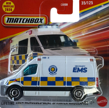 MATCHBOX© - 2024 Mercedes-Benz Sprinter Ambulance - 35/125
