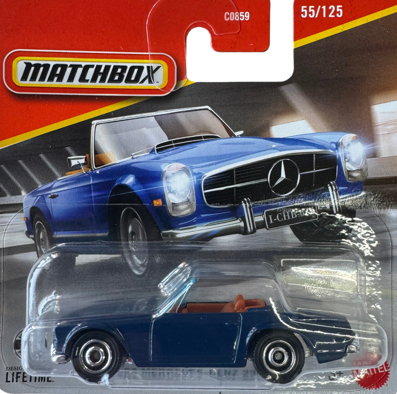 MATCHBOX© - 1963 Mercedes Benz 230 SL - 55/125