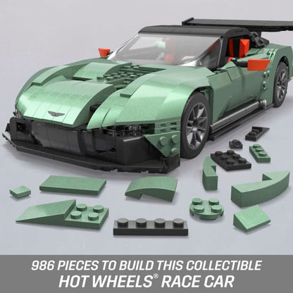 MATTEL BRICK SHOP™ Hot Wheels® Aston Martin Vulcan - 986 Piece Building Set - 1:16 scale