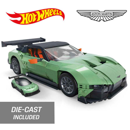 MATTEL BRICK SHOP™ Hot Wheels® Aston Martin Vulcan - 986 Piece Building Set - 1:16 scale